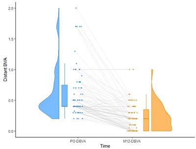 Identifying predictive factors for long-term visual recovery after corneal endothelial keratoplasty in Fuchs' dystrophy: Potential interaction between the corneal dysfunction and retinal status
